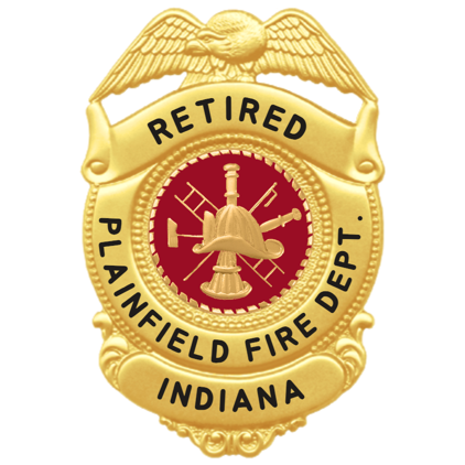 [PLNFLDFT-B544-RET] Plainfield Fire Territory Retired Shirt Badge